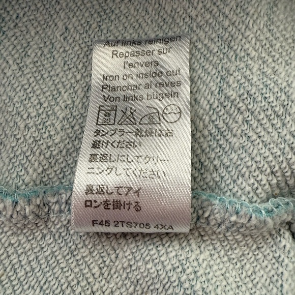 Kenzo Paris Wave Embroidery Sweatshirt – Gray/Blue • Size M • Unisex - Picture 8 of 8